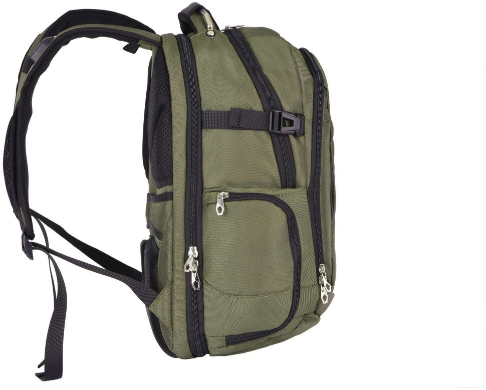 Рюкзак на каждый день с объемом 30 литров и отсеком для ноутбука до 16" 2Е Ultimate SmartPack 103539 зеленого цвета фото №7 Рюкзак на каждый день с объемом 30 литров и отсеком для ноутбука до 16" 2Е Ultimate SmartPack 103539 зеленого цвета modnotak фото №7