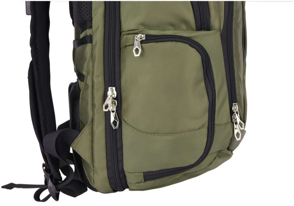 Рюкзак на каждый день с объемом 30 литров и отсеком для ноутбука до 16" 2Е Ultimate SmartPack 103539 зеленого цвета фото №8 Рюкзак на каждый день с объемом 30 литров и отсеком для ноутбука до 16" 2Е Ultimate SmartPack 103539 зеленого цвета modnotak фото №8