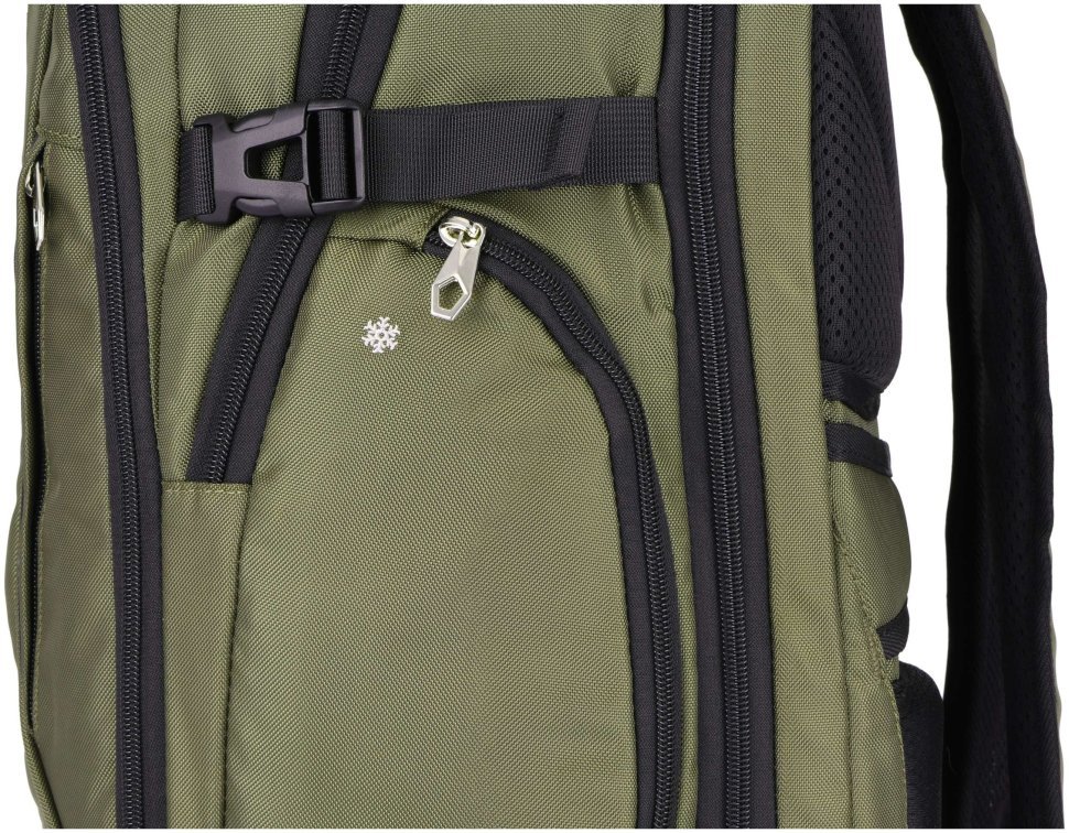 Рюкзак на каждый день с объемом 30 литров и отсеком для ноутбука до 16" 2Е Ultimate SmartPack 103539 зеленого цвета фото №9 Рюкзак на каждый день с объемом 30 литров и отсеком для ноутбука до 16" 2Е Ultimate SmartPack 103539 зеленого цвета modnotak фото №9