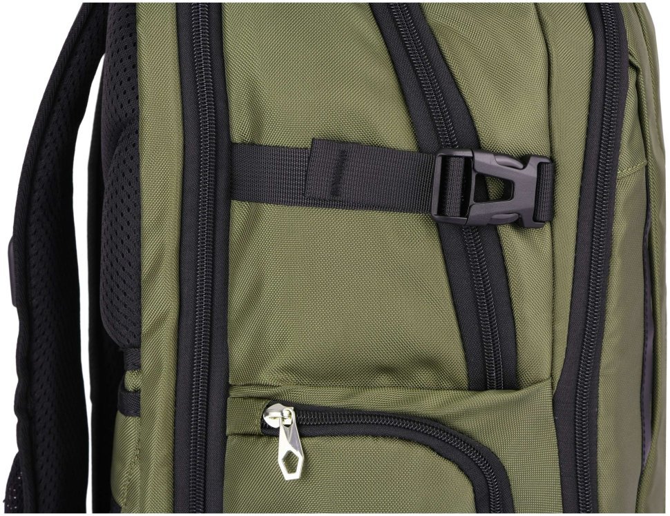 Рюкзак на каждый день с объемом 30 литров и отсеком для ноутбука до 16" 2Е Ultimate SmartPack 103539 зеленого цвета фото №10 Рюкзак на каждый день с объемом 30 литров и отсеком для ноутбука до 16" 2Е Ultimate SmartPack 103539 зеленого цвета modnotak фото №10