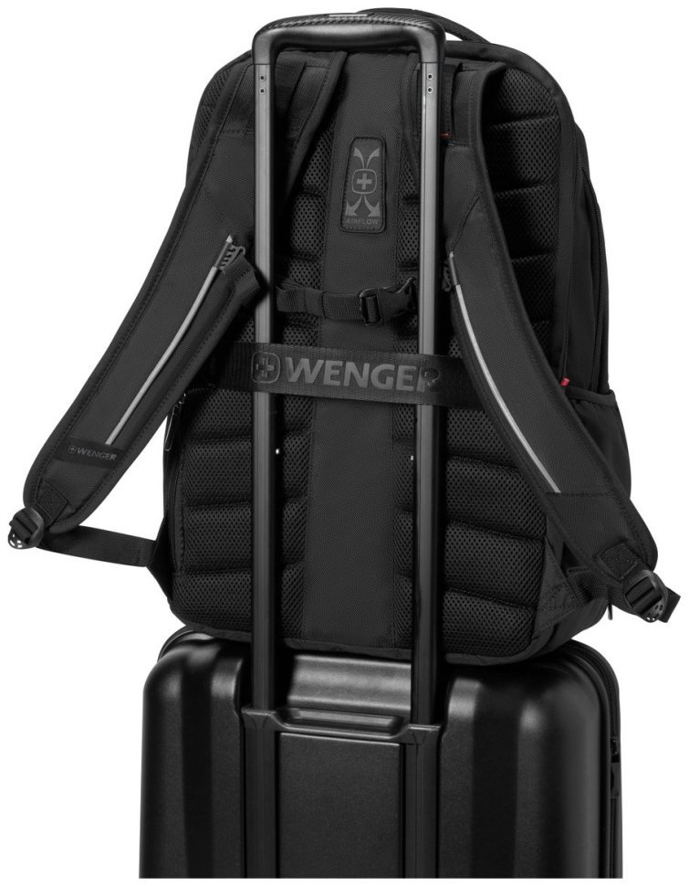 Функциональный мужской рюкзак черного цвета для ноутбука до 17" Wenger XE Extent 103639 modnotak фото №7