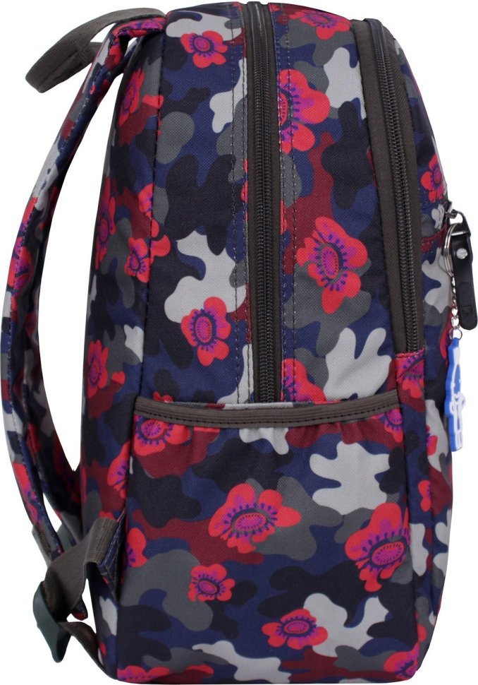 Жіночий різнокольоровий рюкзак із текстилю з квітами Bagland (53639)