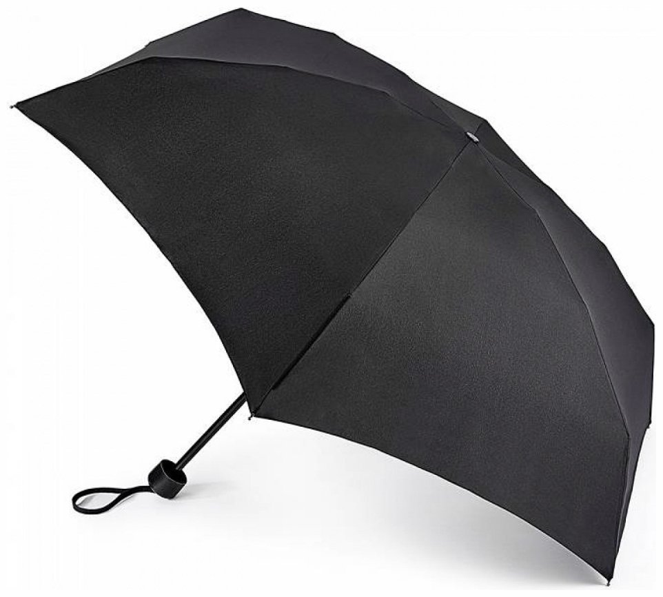 Парасоля жіноча Fulton Soho-1 L793 Black (Складна, механіка, однотонного чорного кольору) 93839 фото №1 Парасоля жіноча Fulton Soho-1 L793 Black (Складна, механіка, однотонного чорного кольору) 93839 modnotak фото №1