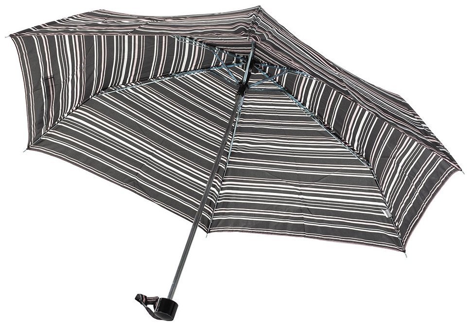 Женский зонт Incognito-4 L412 Pretty Stripe (механика, складной, черный с полосами) 93939 modnotak фото №3