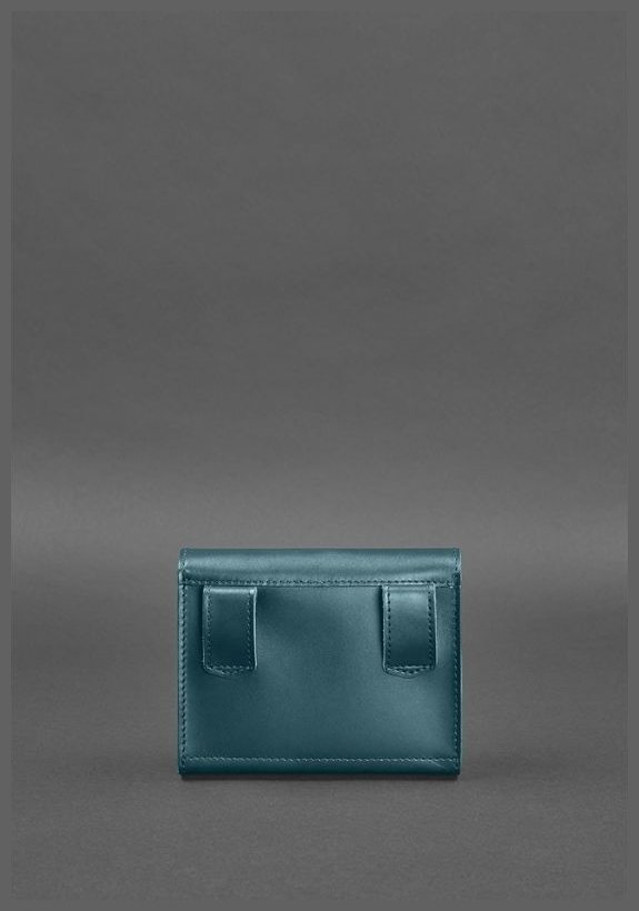 Набір компактних сумок з натуральної шкіри зеленого кольору BlankNote Mini (12804)