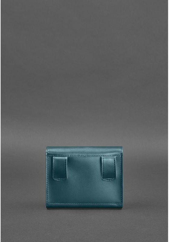 Набор компактных сумок из натуральной кожи зеленого цвета BlankNote Mini (12804)