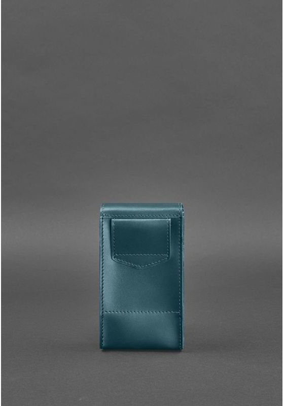 Набор компактных сумок из натуральной кожи зеленого цвета BlankNote Mini (12804)