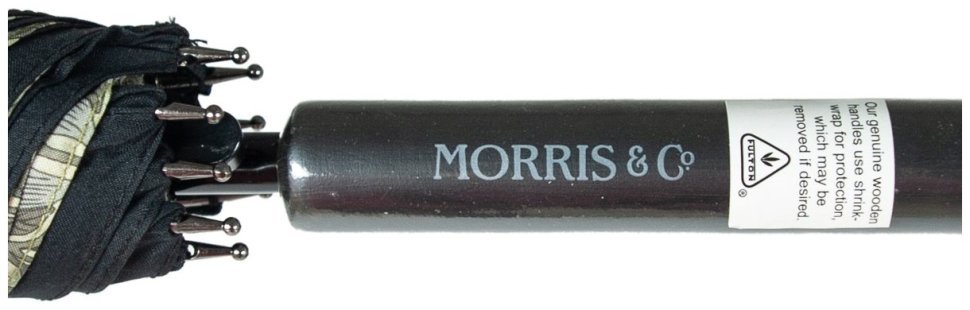 Женский зонт Fulton L856-041062 Morris & Co. Bloomsbury Pimpernel Bayleaf Manilla (Черный с принтом цветов) 94339 modnotak фото №10