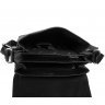 Чоловіча плечова сумка класичного дизайну з чорної шкіри DESISAN (19204) - 5