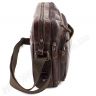 Наплечная мужская сумка из натуральной кожи KLEVENT (11540) - 3