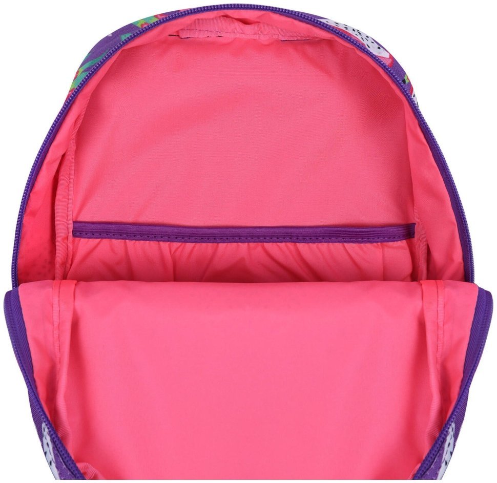 Різнокольоровий рюкзак з якісного текстилю з принтом Bagland (55339)