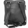 Кожаная сумка планшет через плечо черного цвета VATTO (11880) - 3
