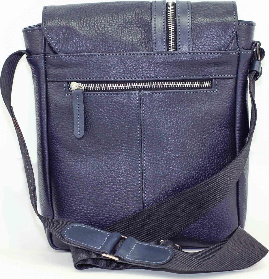 Наплечная мужская сумка вертикального типа из фактурной кожи VATTO (11980)