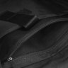 Чоловічий чорний рюкзак з фактурної шкіри на блискавці Borsa Leather (19256) - 6