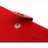 Небольшой женский кошелек из натуральной кожи красного цвета без монетницы SHVIGEL (2416223) - 6