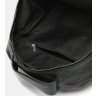 Просторий чоловічий шкіряний рюкзак чорного кольору Keizer (56739) - 5