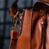 Вместительная женская сумка из качественного кожзама через плечо Vintage коричневого цвета 96939 фото №8 Вместительная женская сумка из качественного кожзама через плечо Vintage коричневого цвета 96939 modnotak фото - 8