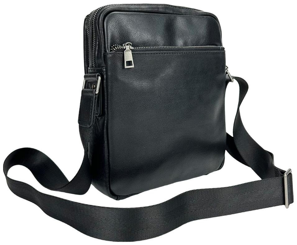 Качественная мужская сумка-планшет на плечо из гладкой кожи Tiding Bag 77539 modnotak фото №9