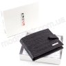 Діловий шкіряний гаманець з тисненням KARYA (0411-53) - 7