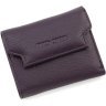 Фіолетовий жіночий гаманець маленького розміру з натуральної шкіри Marco Coverna 68639