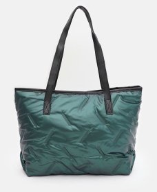 Стильная женская сумка шоппер зеленого цвета Monsen 88839