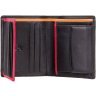 Стильный черный кожаный кошелек от британского бренда Visconti Dr. No 68939 - 3