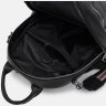 Середній жіночий шкіряний рюкзак-сумка чорного кольору Ricco Grande (59139) - 5