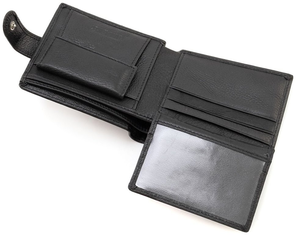 Классическое мужское портмоне из натуральной кожи ST Leather 90840 черного цвета фото №7 Классическое мужское портмоне из натуральной кожи ST Leather 90840 черного цвета modnotak фото №7