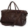 Универсальная кожаная дорожная сумка коричневого цвета VINTAGE STYLE (14053) - 1