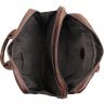Многофункциональная кожаная сумка для ноутбука и документов в коричневом цвете VINTAGE STYLE (14411) - 10