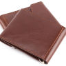 Шкіряний затиск для купюр коричнево-рудого кольору ST Leather (16845) - 3