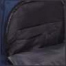Синій текстильний чоловічий рюкзак великого розміру з відсіком під ноутбук Aoking 73140 - 7