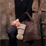 Женская сумка шоппер темно-коричневого цвета BlanKnote Бэтси (12639) - 10