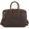 Винтажная коричневая сумка для ноутбука Tiding Bag D4-023R - 2