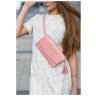 Модная розовая сумка из натуральной кожи BlankNote Элис (12694) - 2