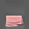 Модная розовая сумка из натуральной кожи BlankNote Элис (12694) - 4