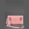 Модная розовая сумка из натуральной кожи BlankNote Элис (12694) - 6