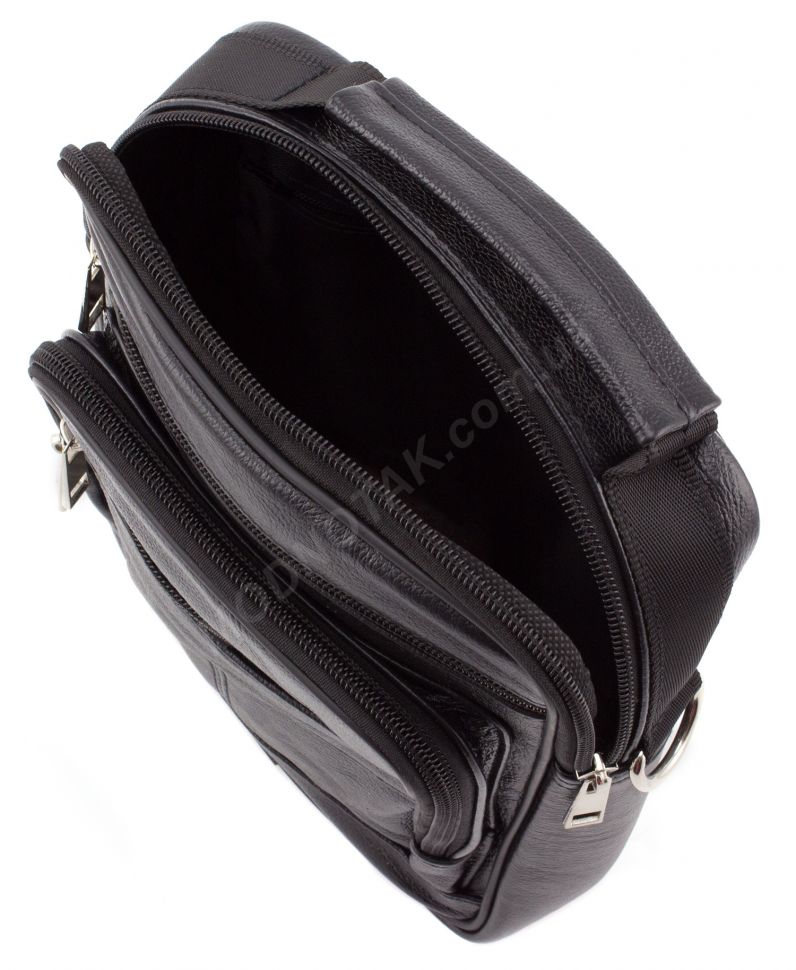 Добротна чоловіча шкіряна сумка з ручкою Leather Collection (10361)