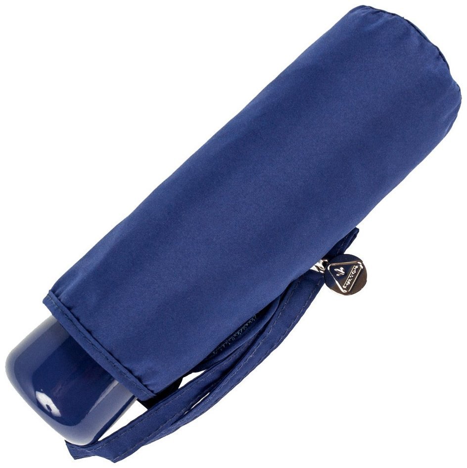 Зонт женский Fulton Soho-1 L793 Navy (складной, механика, однотонный синий) 93840 modnotak фото №6