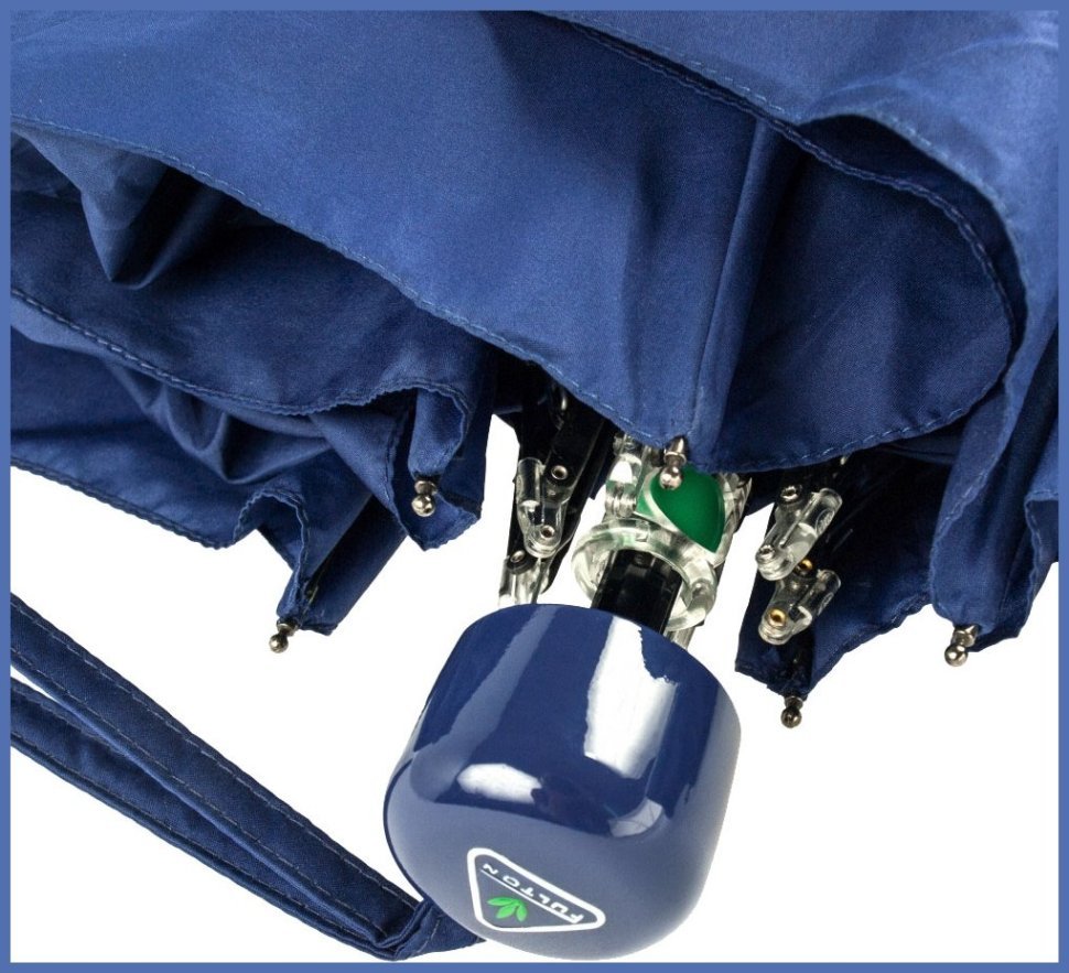 Зонт женский Fulton Soho-1 L793 Navy (складной, механика, однотонный синий) 93840 modnotak фото №7