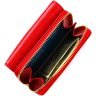 Червоний жіночий гаманець у три складення з натуральної шкіри Tony Bellucci (2422023) - 6