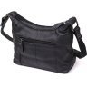 Женская сумка черного цвета из фактурной кожи VINTAGE STYLE (20050) - 5