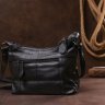 Женская сумка черного цвета из фактурной кожи VINTAGE STYLE (20050) - 8