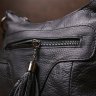 Женская сумка черного цвета из фактурной кожи VINTAGE STYLE (20050) - 9