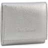 Модний жіночий гаманець сріблястого кольору з натуральної шкіри Tony Bellucci (10777) - 1