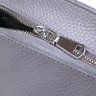 Повсякденна сіра жіноча сумка-шоппер із натуральної шкіри Shvigel (16360) - 7