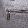 Повседневная серая женская сумка-шоппер из натуральной кожи Shvigel (16360) - 10