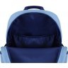 Блакитний повсякденний жіночий рюкзак із текстилю на два відділення Bagland (55540) - 4