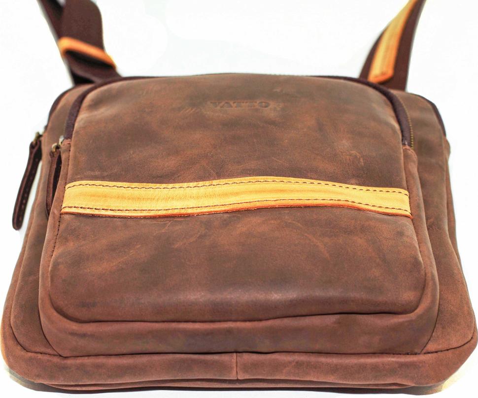 Мужская наплечная сумка из кожи Crazy Horse - VATTO (11881)