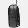 Недорогой мужской рюкзак из черного кожзама Monsen (19378) - 4